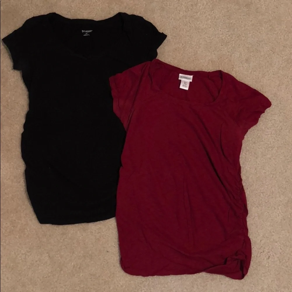 2 Motherhood Maternity long casual tops size S - Picture 2 of 5